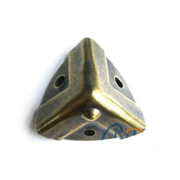 Dekoratif, Kutu, Sandık Köşesi - 35x22 mm, Küçük, Antik, 100 Adet - Image 1