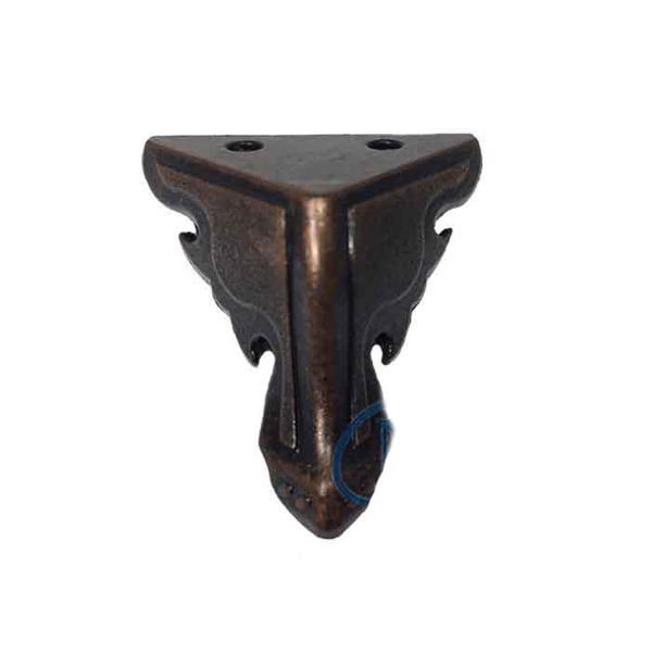 Kelebek Ahşap, Sunta Sandık Ayağı, Kutu Ayak 3,5 cm - Eskitme - Image 1