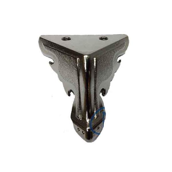 Kelebek Sandık Ayağı, Kutu Ayak 2,5 cm - Nikel, 100 Adet - Image 1