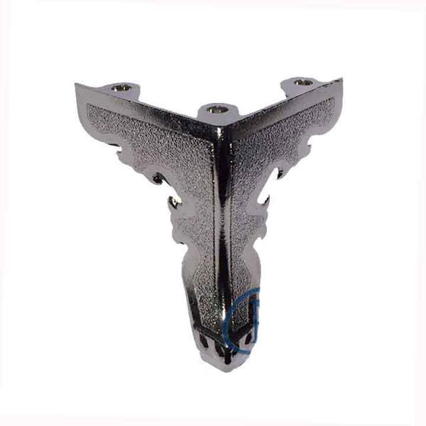 Kelebek Sandık Ayağı, Kutu Ayak 5,5 cm - Nikel, 50 Adet - Image 1
