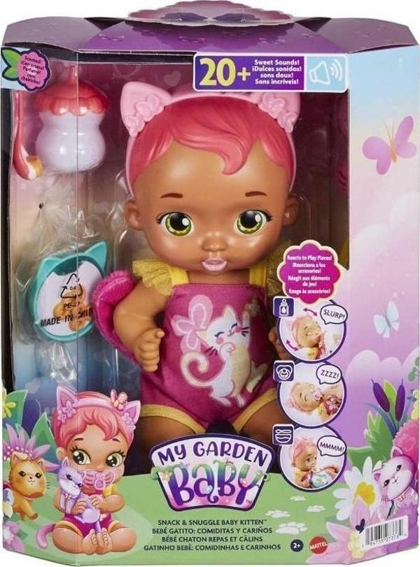 My Garden Baby Sesli ve Aksesuarlı Yavru Kedi Bebeğim HHP27-HHP28 - Image 1