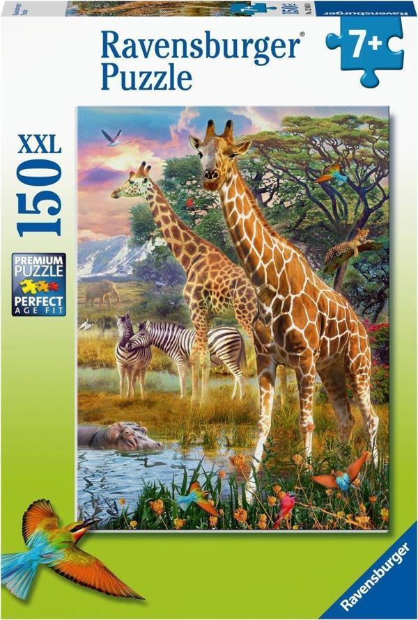 Ravensburger 150 Parça Puzzle Zürafalar 129430  - Image 1