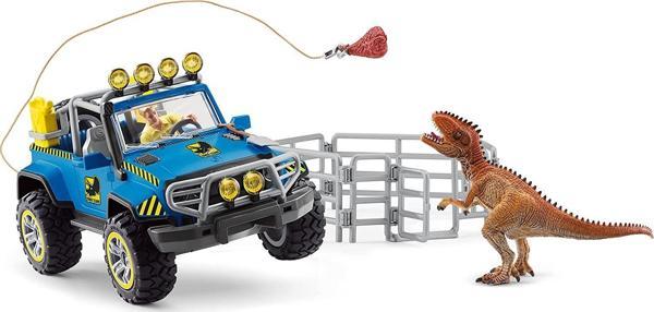 Schleich Off Road Araç ve Dino Karakolu 41464  - Image 1