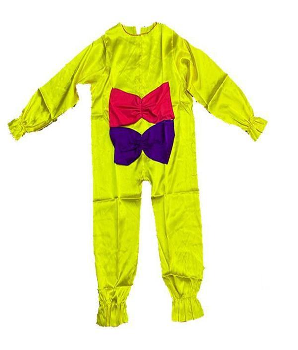 Çocuk Boy Saten Palyaço Kostümü - Image 1