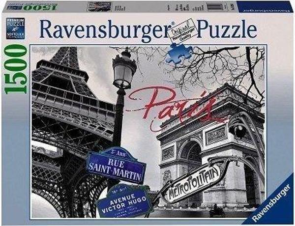 Ravensburger 1500 Parça Puzzle Paris 162963  - Image 1