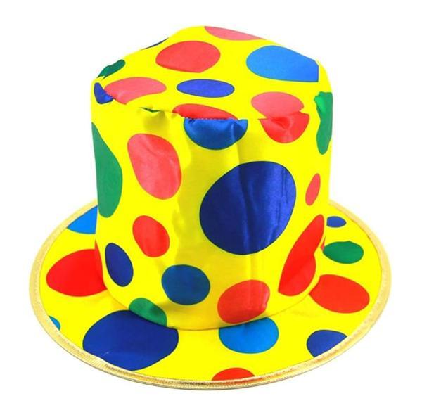 Palyaço Şapkası Rengarenk Puantiyeli 19 cm - Image 1