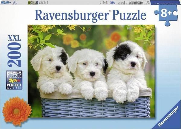 Ravensburger 200 Parça Puzzle Puppies 127658  - Image 1
