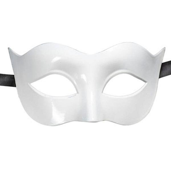 Beyaz Renk Masquerade Kostüm Partisi Venedik Balo Maskesi - Image 1