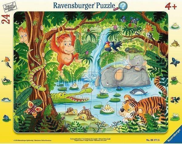 Ravensburger 24 Parça Çerçeveli Puzzle Jungle 061716 - Image 1