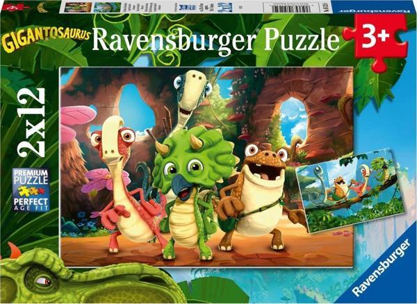 Ravensburger 2x12 Parça Dino Dostlar 051250  - Image 1