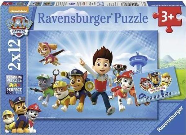 Ravensburger 2x12 Parça Puzzle Paw Patrol 075867  - Image 1