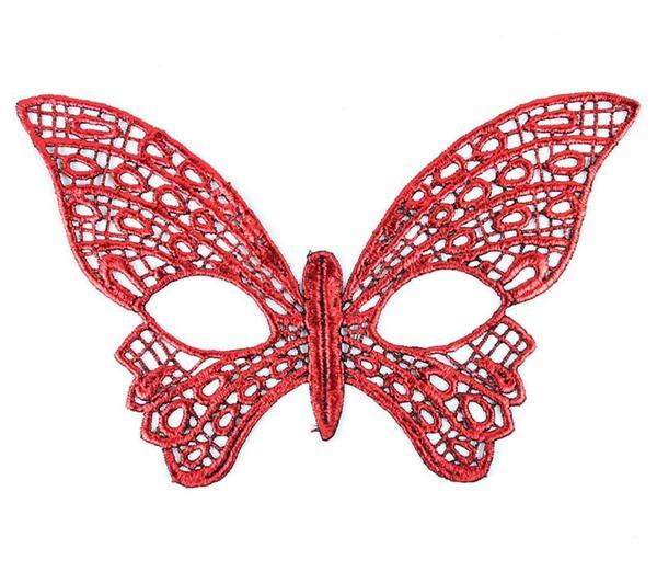 Kırmızı Dantel Masquerade Maskesi 7 No - Image 1