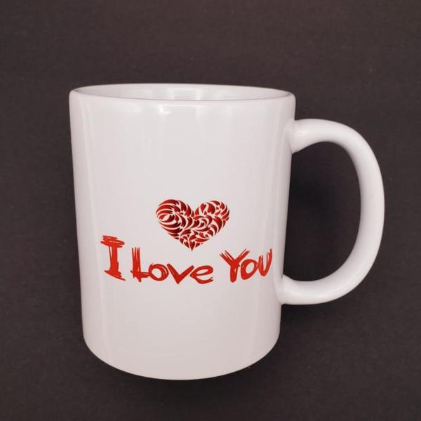 I Love You Baskılı Bardak - Image 1
