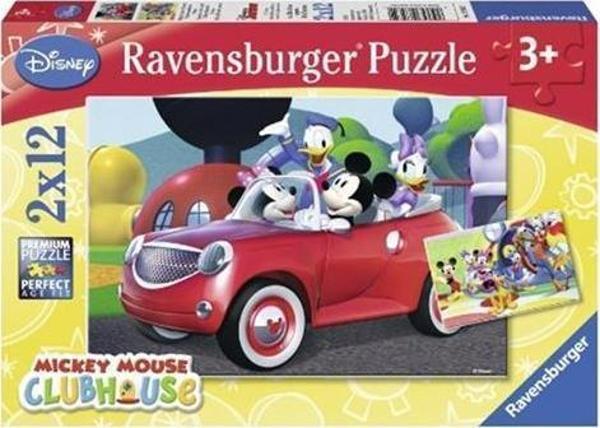 Ravensburger 2x12 Parça Puzzle Walt Disney Mickey 075652 - Image 1