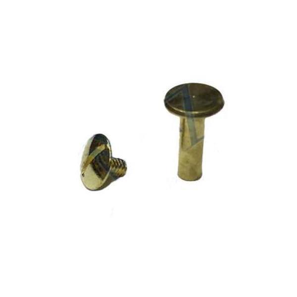 Cilt Menü, Katalog, Kartela Vidası, 13mm - Sarı, 1 Adet - Image 1