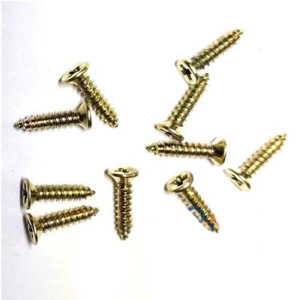Klips, Menteşe, Ayak, Ağaç, Sunta Vidası 2,2x9,5mm - Sarı 1000 Adet - Image 1
