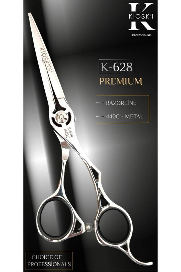 Kioski Profesyonel Premium Lüks Makas 440-C 6 Numara K-628 - Image 1