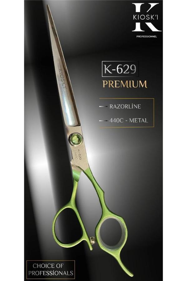 Kioski Profesyonel Premium Lüks Makas 440-C 7 Numara K-629 - Image 1