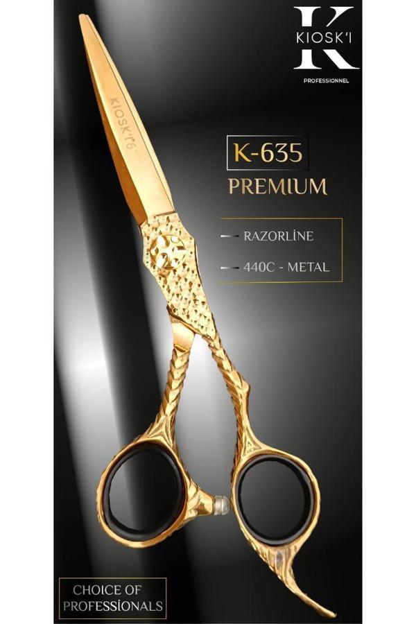 Kioski Profesyonel Premium Lüks Makas 440-C 6 Numara K-635 - Image 1