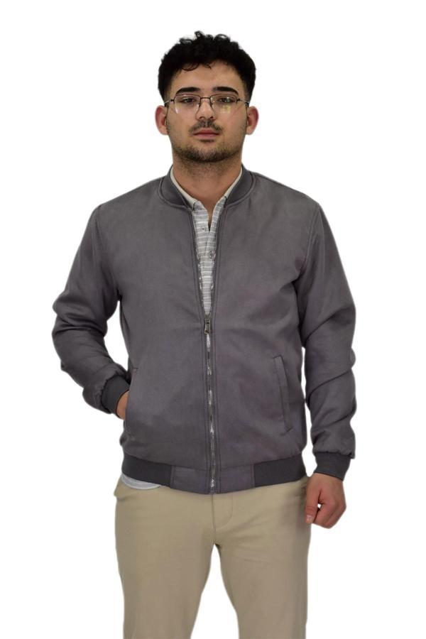 Erkek Mevsimlik Süet Spor Mont 8056 BGL-ST04372 - Image 1