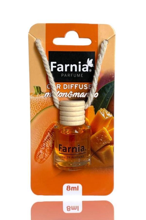 Farnia Yüksek Esanslı Askılı Araç Kokusu EDP Parfüm Mango Kavun 8 Ml - Image 1