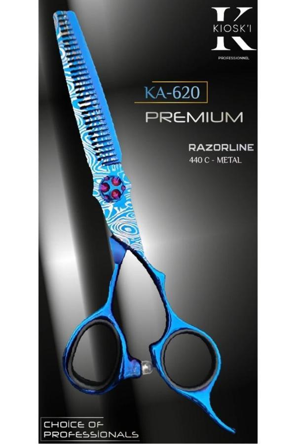 Kioski Profesyonel Premium Lüks Ara (Efile) Makas 440-C 6 Numara KA-620 - Image 1