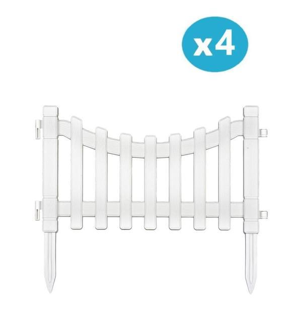 Omnipazar IRK-SB105 Sarmaşık Plastik Bahçe Dekorasyon Çiti 4'lü Set - Image 1