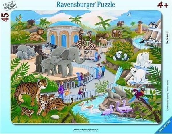 Ravensburger 45 Parça BÇer Puzzle Hayvanat Bahçesi 066612 - Image 1