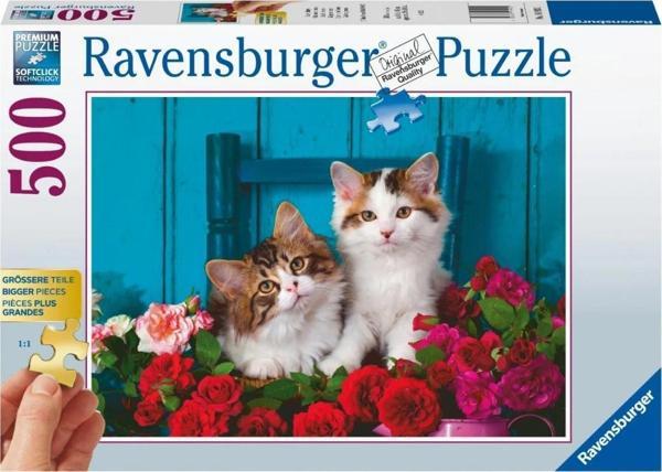 Ravensburger 500 Parça Puzzle Kedicikler 169931  - Image 1