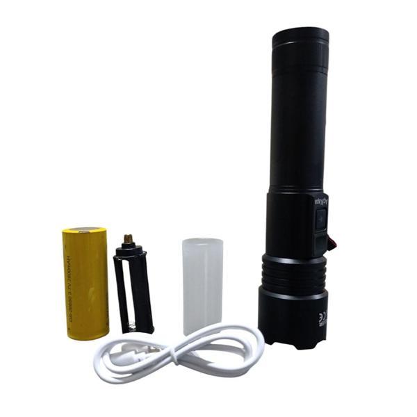 1300 Lümen TG Led 2800 mAH Zoom Özellikli Şarj Edilebilir El Feneri SK3600 - Image 1
