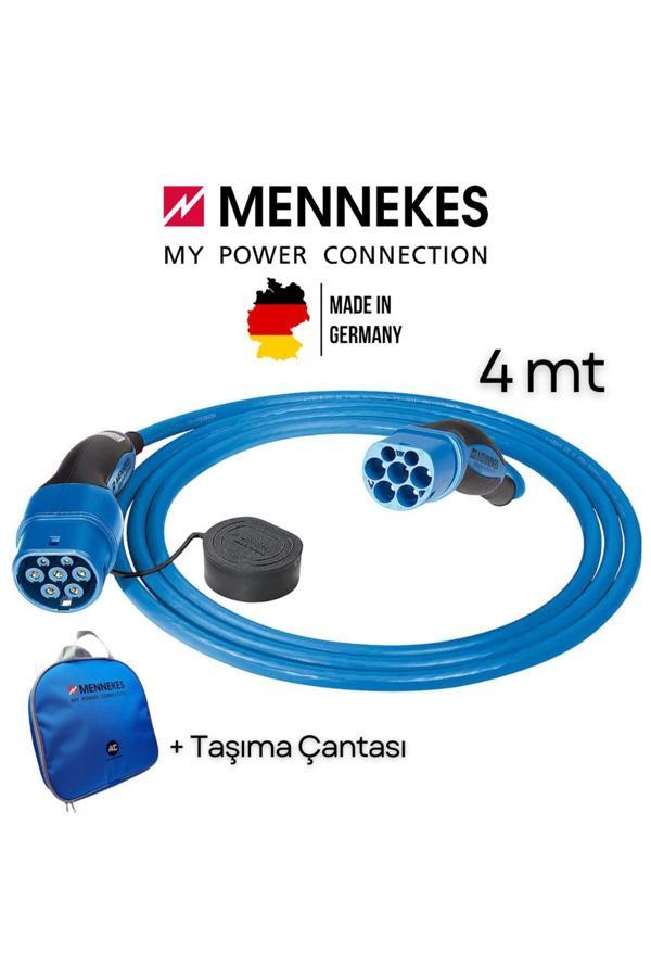 Mennekes Elektrikli Araç Şarj Kablosu 22KW Tip2 4mt - Image 1