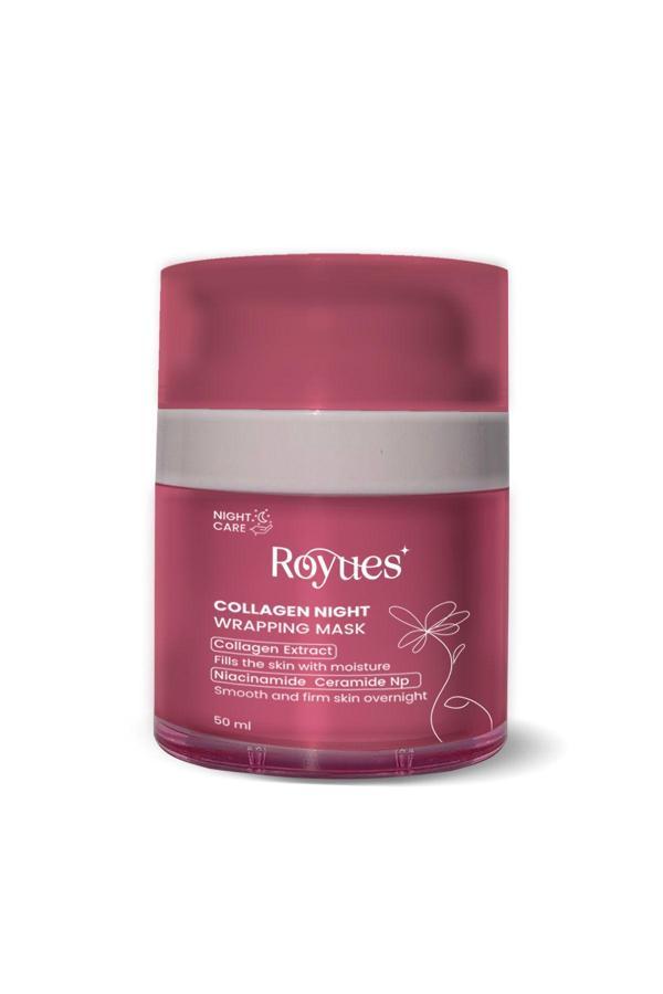 Royues Soyulabilir Kolajen Jel Yüz Maskesi, Nemlendirici Ve Lifting Etkili Cam Cilt Yüz Maskesi 50Ml - Image 1