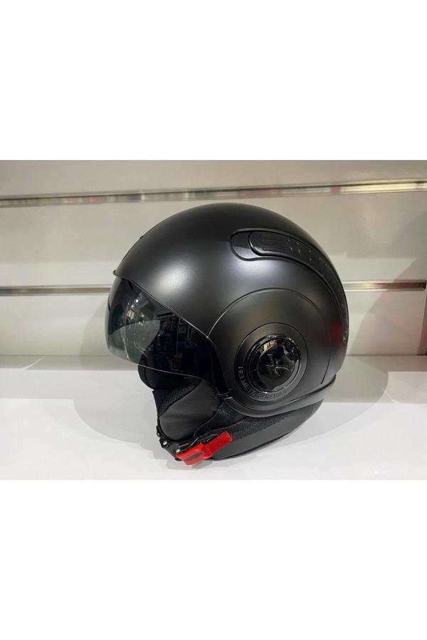 Kask Nexx Sx.10 Mat Siyah Çenesiz Güneş Gözlüklü - Image 1