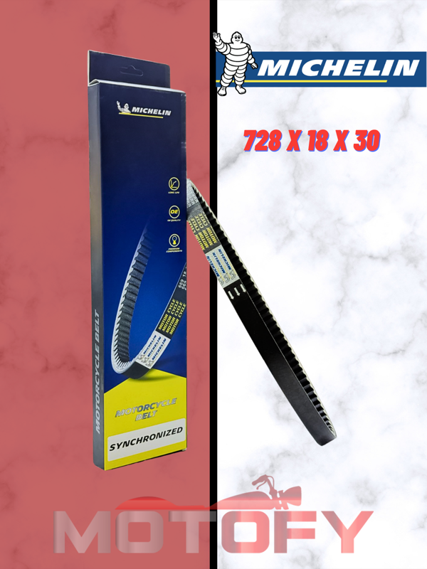 HONDA ACTİVA 100 ARORA SPACİAL ALFA TAHRİK KAYIŞI MICHELIN 728 x 18 x 30 - Image 1