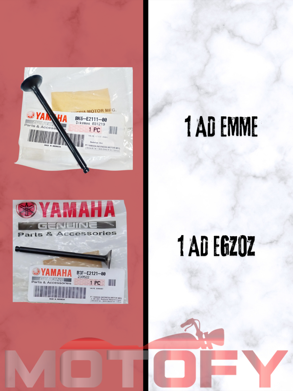 YAMAHA NMAX 125 - 155 2021 2024 SUBAP TAKIMI ORİJİNAL 1AD EMME 1AD EGZOZ  - BK6-E2111-00/B3F-E2121-00 - Image 1