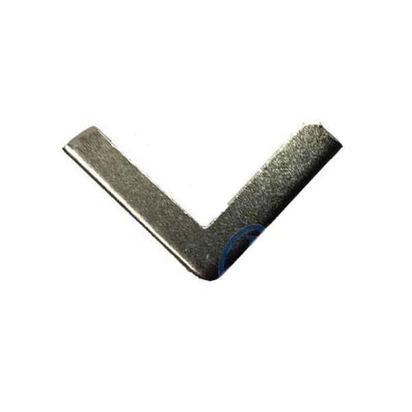 Kitap, Kapak, Menü, Albüm Köşesi, Orta - 18x32mm, Nikel, 20 Adet - Image 1