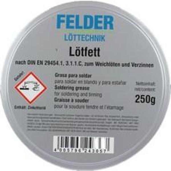 Felder Lötfett Lehim Pastası 250 Gr - Image 1
