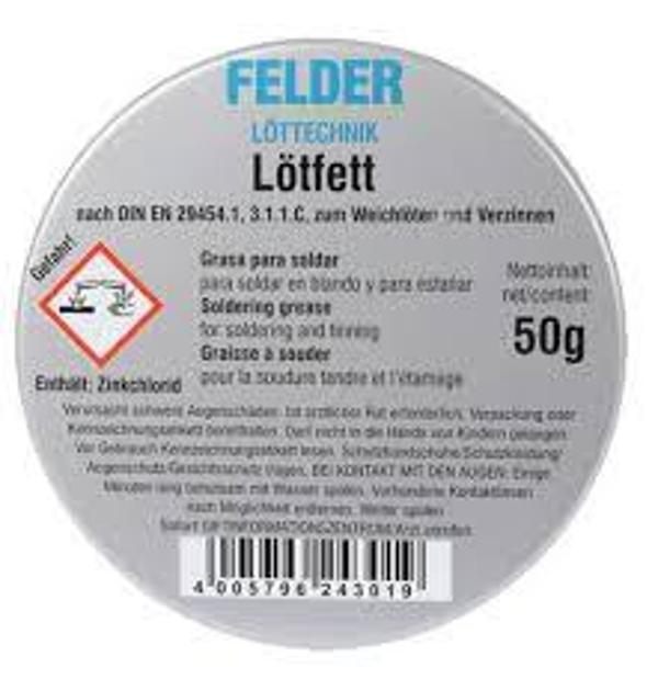Felder Lötfett Lehim Pastası 50 gr - Image 1