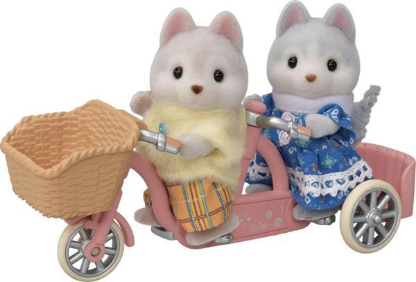Sylvanian Families Tandem Bisiklet Seti Husky Kardeşler 5637 - Image 1