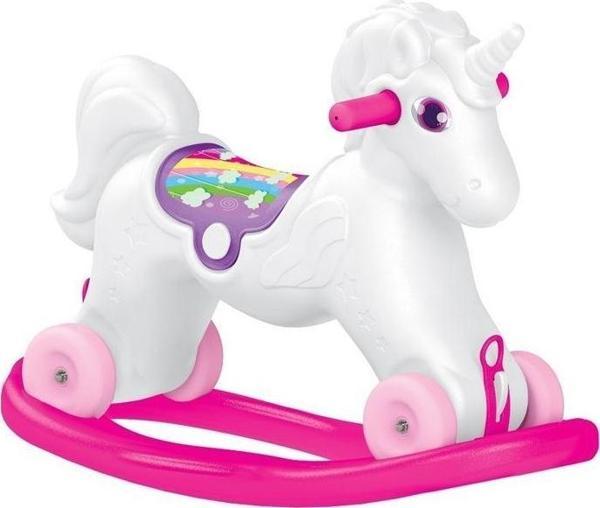 Dolu 2509 Unicorn Sallanan Tekerleklı At - Image 1