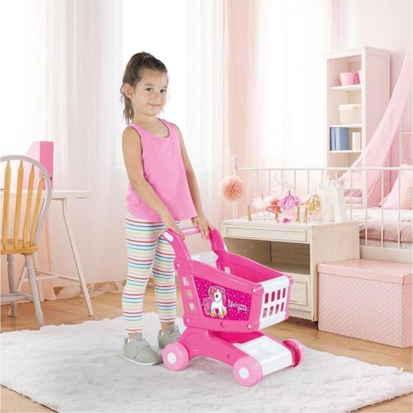 Dolu 2558 Unicorn Eğitici geliştirici Oyuncak Alışveriş Market Arabası - Image 1