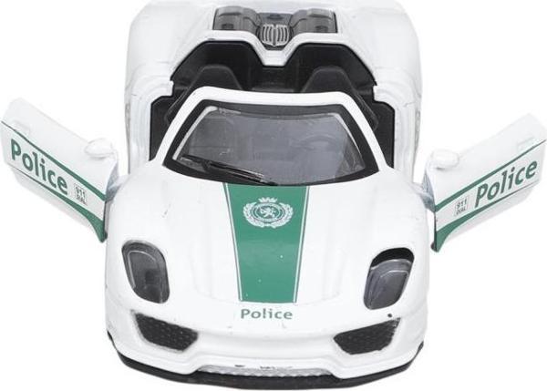 Birlik Oyuncak BİRLİK METAL ÇEKBIRAK IŞIKLI SPOR POLİS ARABALARI FY5038P-12D - Image 1