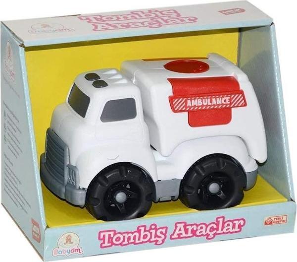 Birlik Oyuncak Kutulu Babycim TOMBİŞ Şehrin Kamyonları AMBULANS URT-13-3661 - Image 1