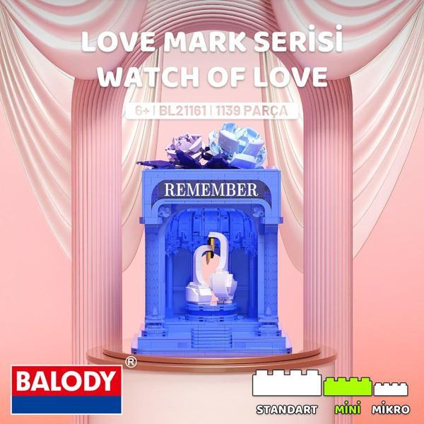 Balody Watch of Love – Love Mark Serisi (BL21161) – Mini Blok Yapı Oyuncakları Seti - Image 1