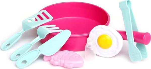 Birlik Oyuncak Pembe Buharlı Tava Mutfak Seti - Image 1