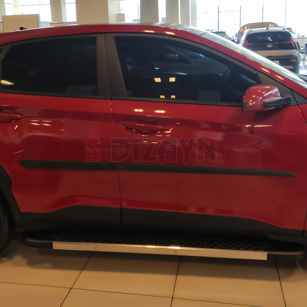 S-Dizayn Hyundai Kona ABS Plastik Yan Kapı Koruma Çıtası 2018-2023 A+ Kalite - Image 1