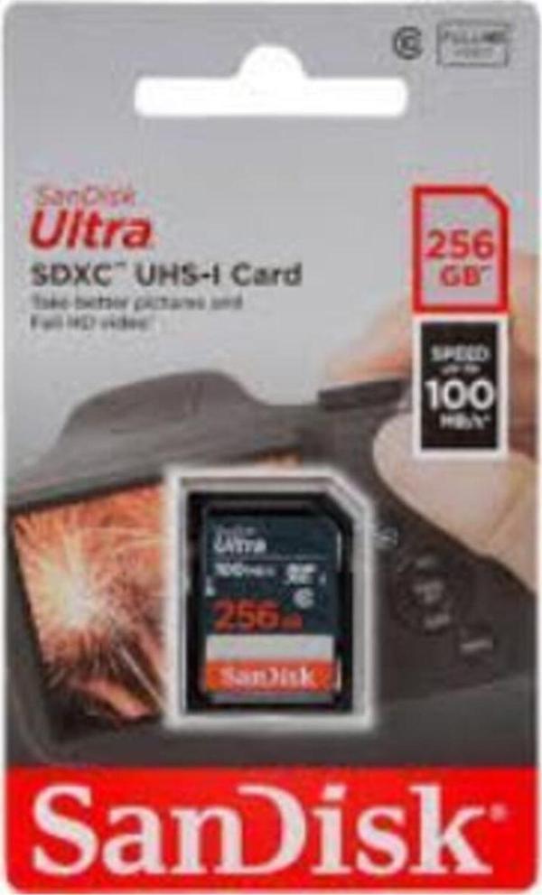 Sandisk Ultra 256gb 100mb/s Sdxc Hafıza Kartı Sdsdunr-256g-gn3ın - Image 1