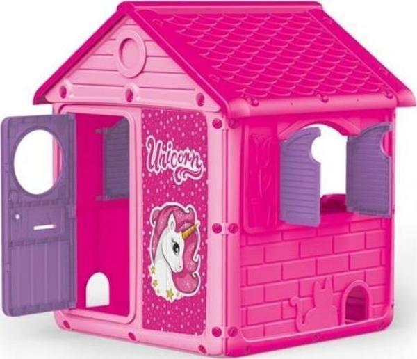 Dolu Oyuncak Bebeğimin Evi İç Dış Mekan Unicorn Eğitici Oyuncak İlk Aktivite Oyun Evim  - Image 1