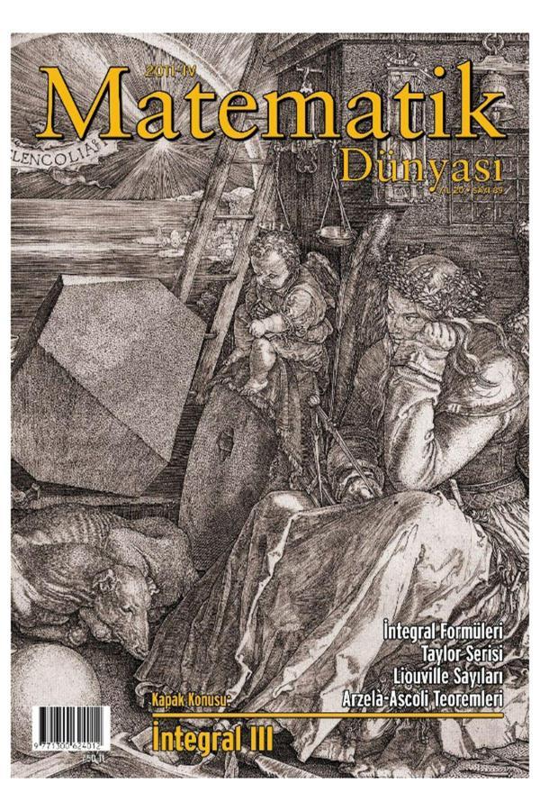 Nesin Yayınevi Matematik Dünyası Dergisi Sayı:89 Yıl:2011 - Iv - Nesin Yayınevi - Image 1