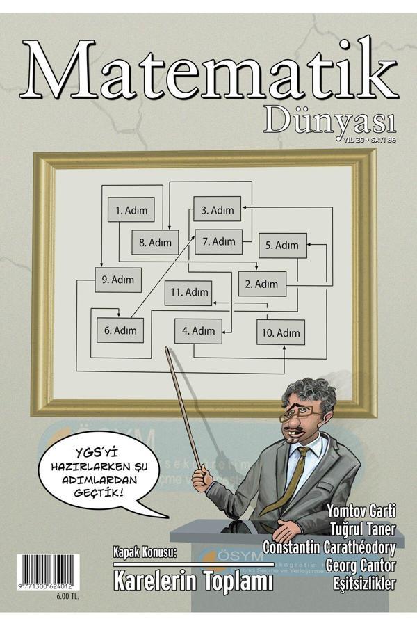 Nesin Yayınevi Matematik Dünyası Dergisi Sayı:86 Yıl:2011 - I - Nesin Yayınevi - Image 1